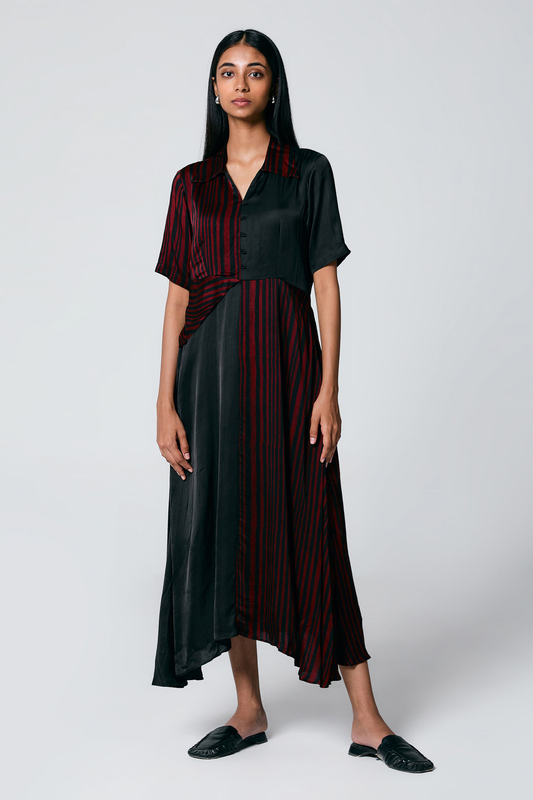 HALF AND HALF DRESS