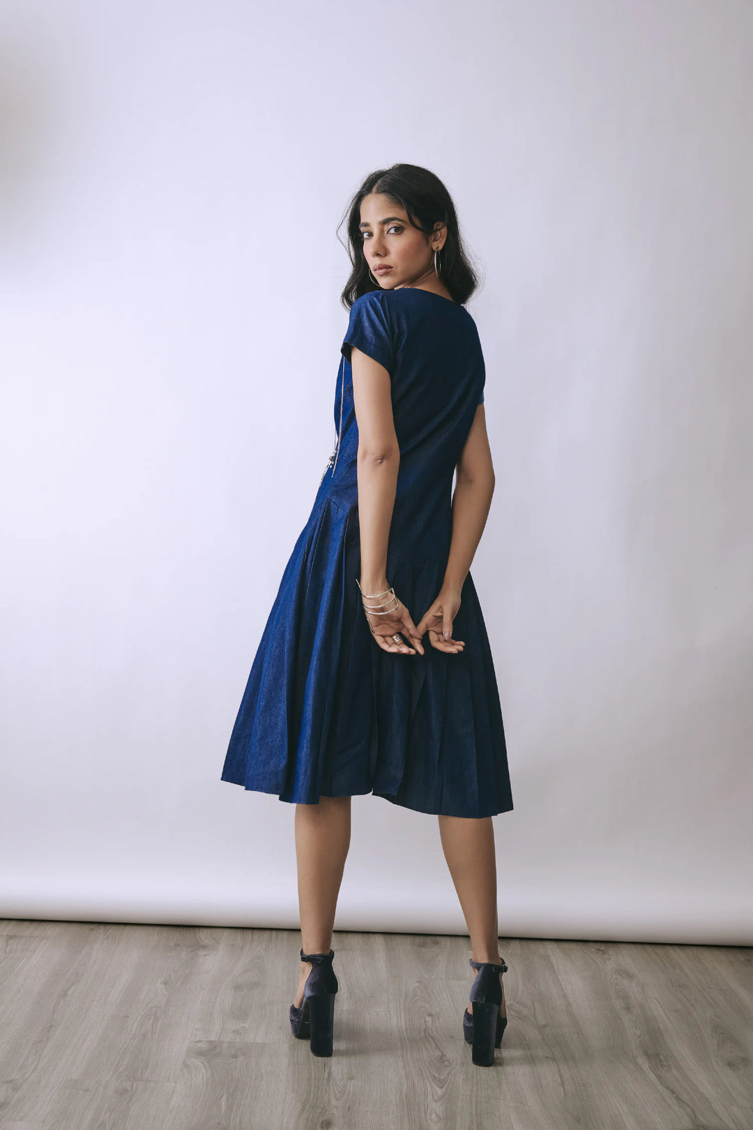 Deep Indigo Hook Dress