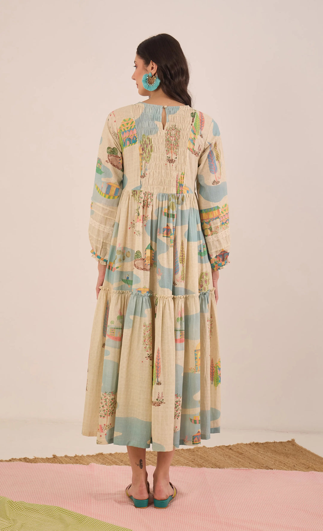 Safar: Cotton Midi Dress