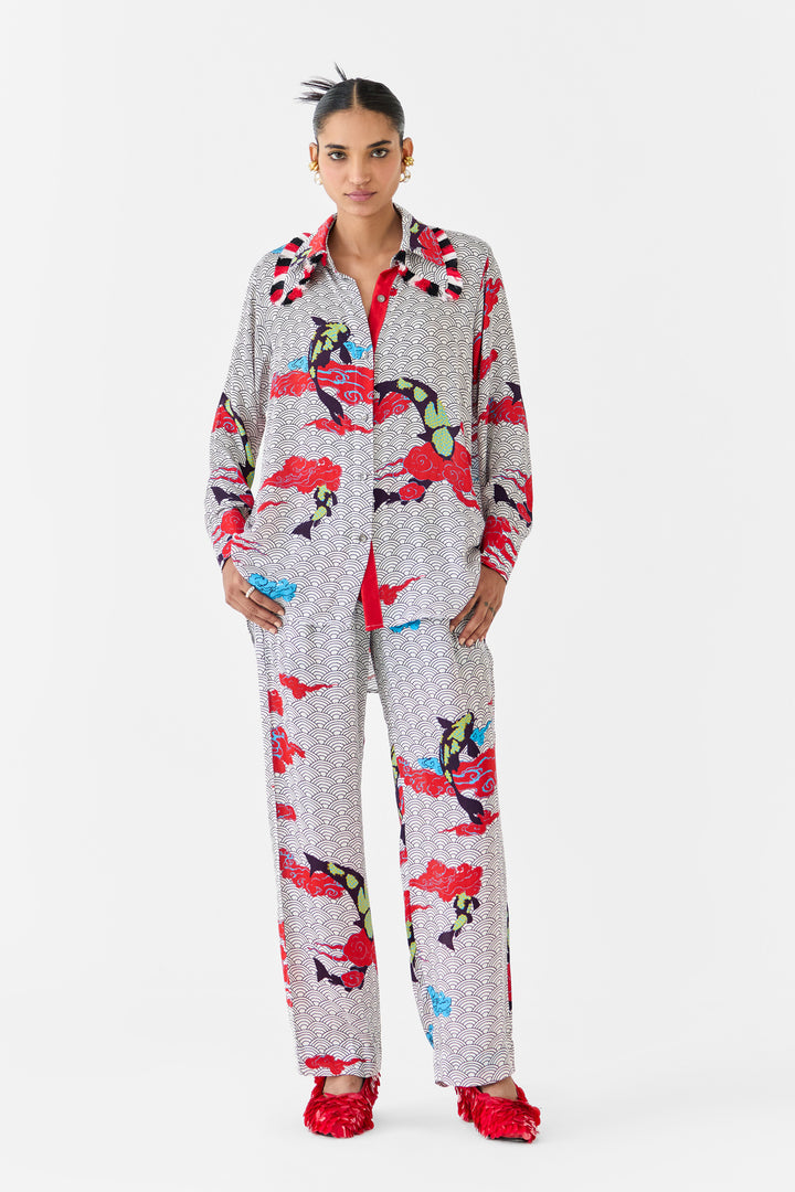 KOI SHIRT & TROUSERS CO-ORD