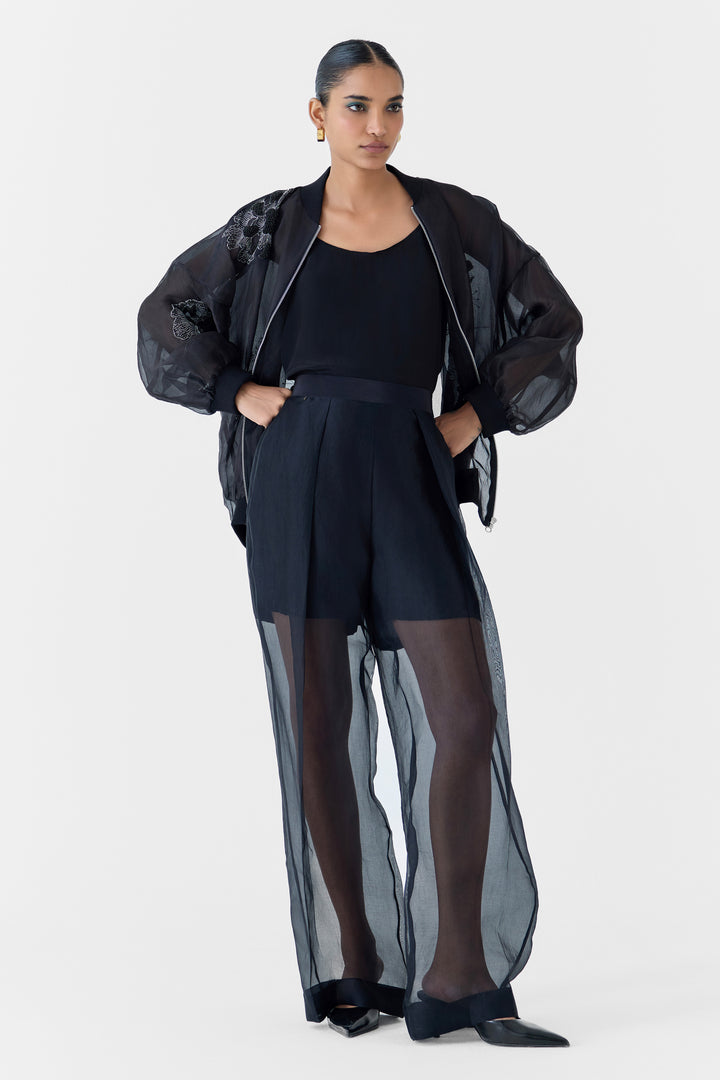 AJISAI ORGANZA BOMBER