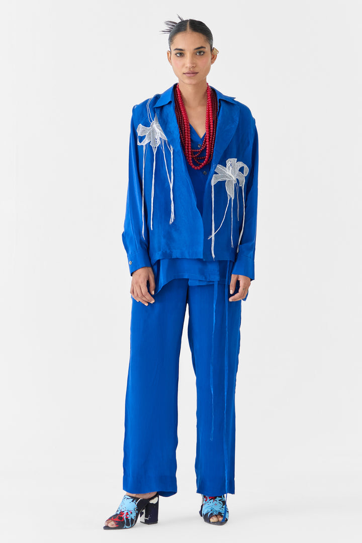INDIGO SHIRT & TROUSERS CO-ORD