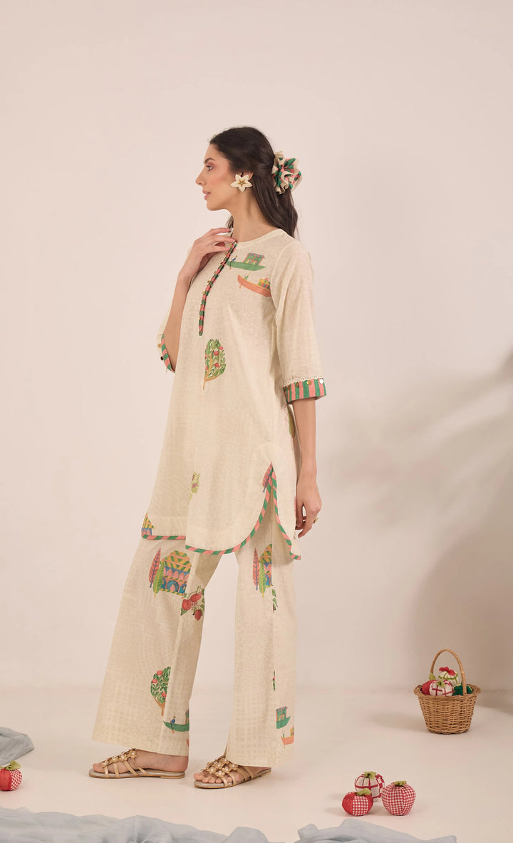 Gulposh: Cotton Co-Ord Set