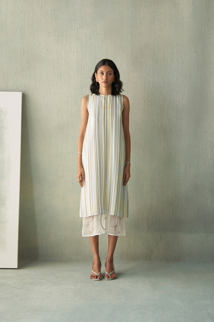 Sunrise Sky Silk Dress