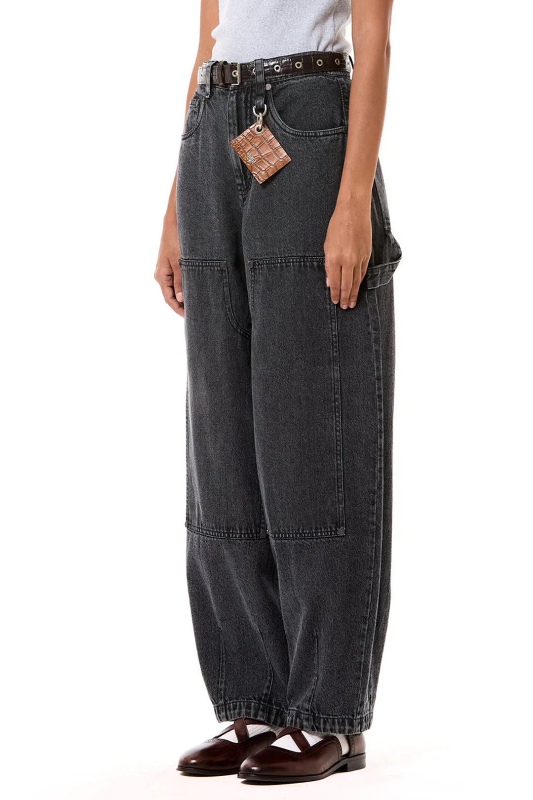 Acid Washed Balloon Jeans