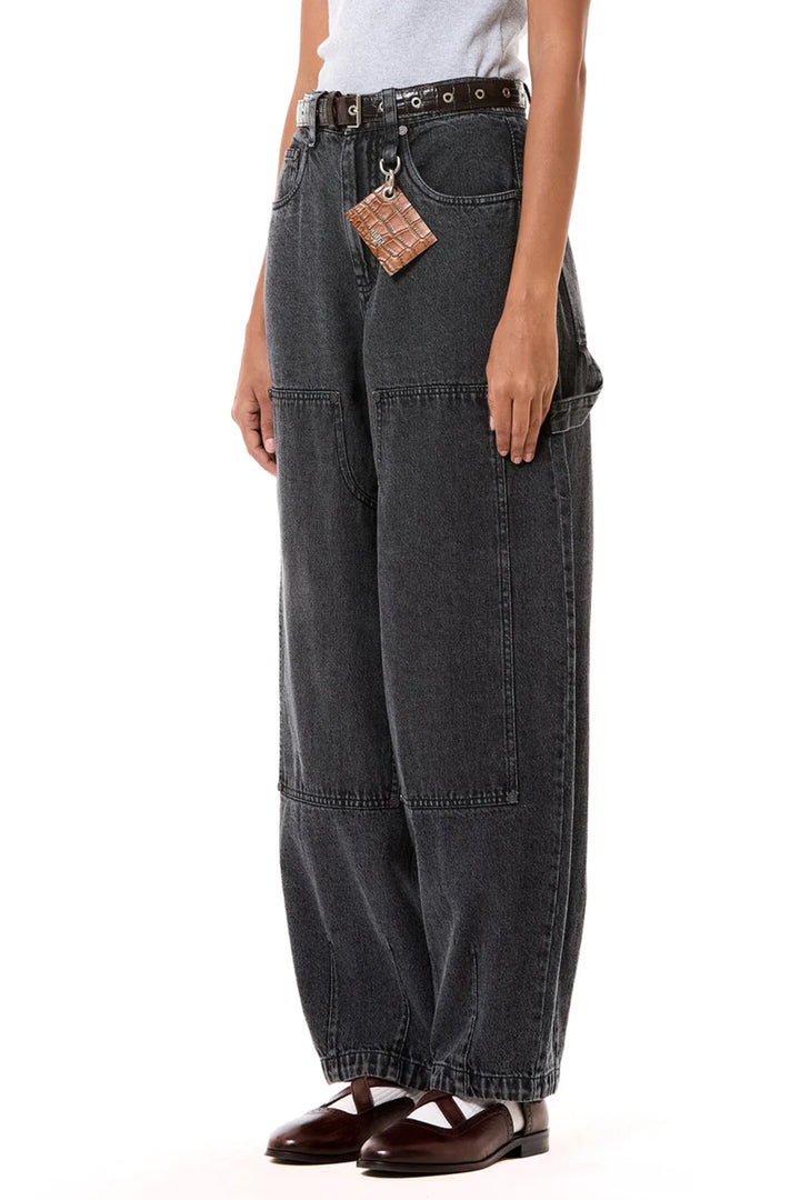 Acid Washed Balloon Jeans