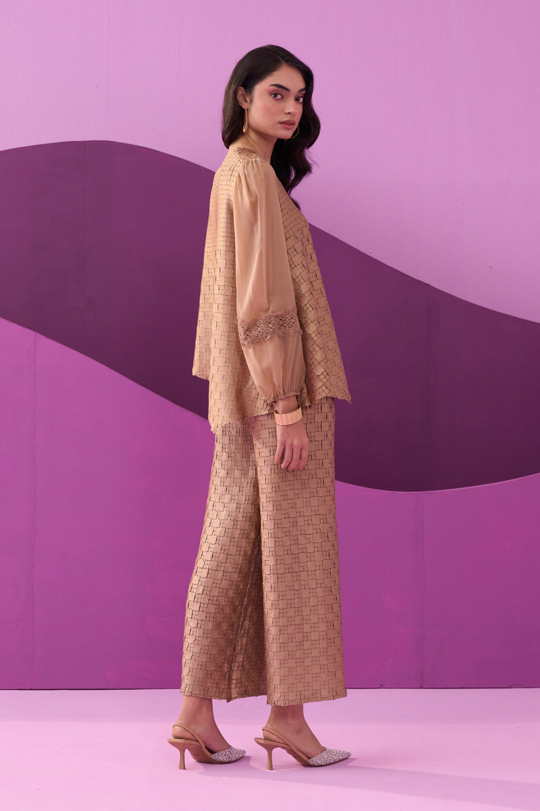 BEIGE ALEXA COORD SET