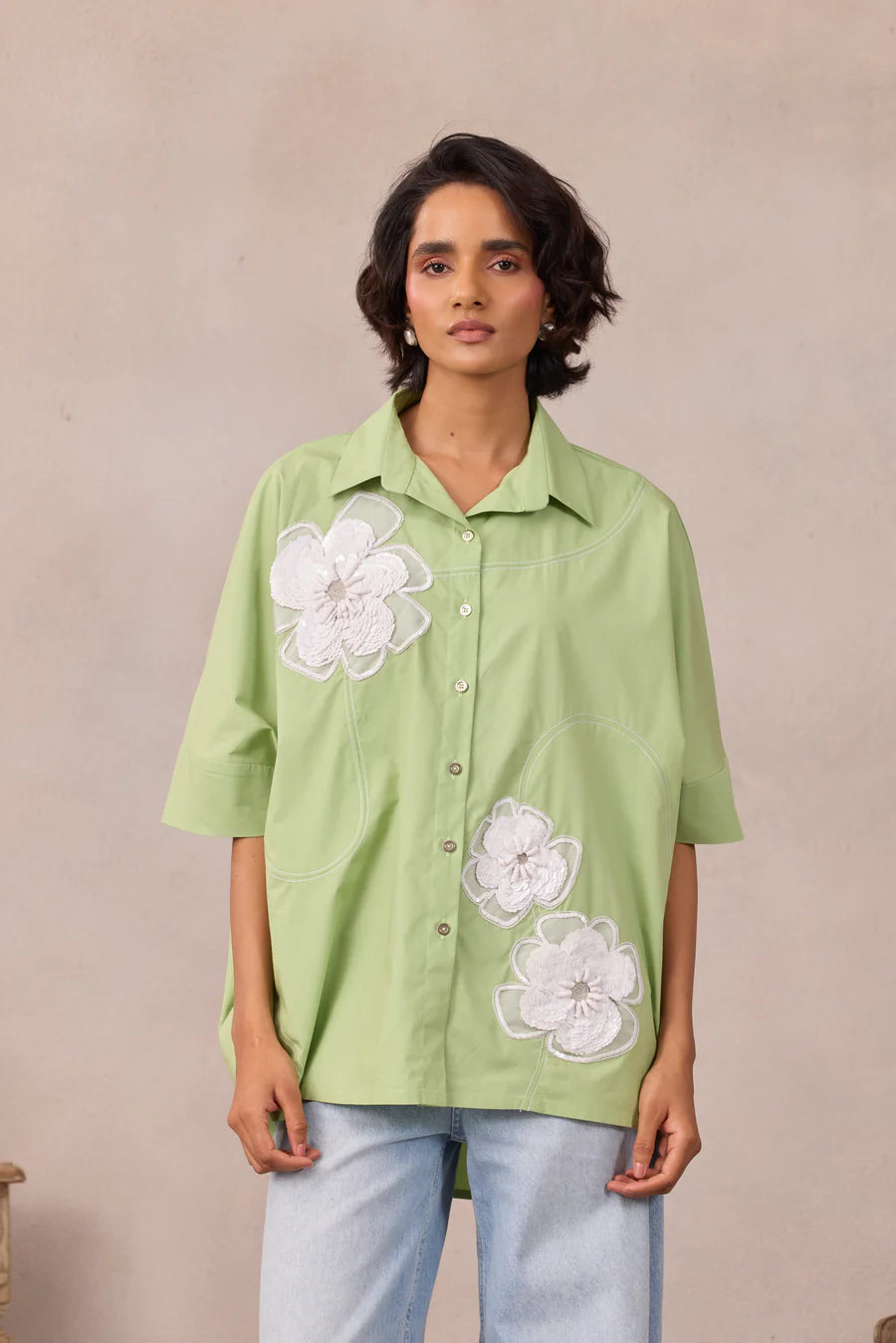 Maeve Applique Shirt