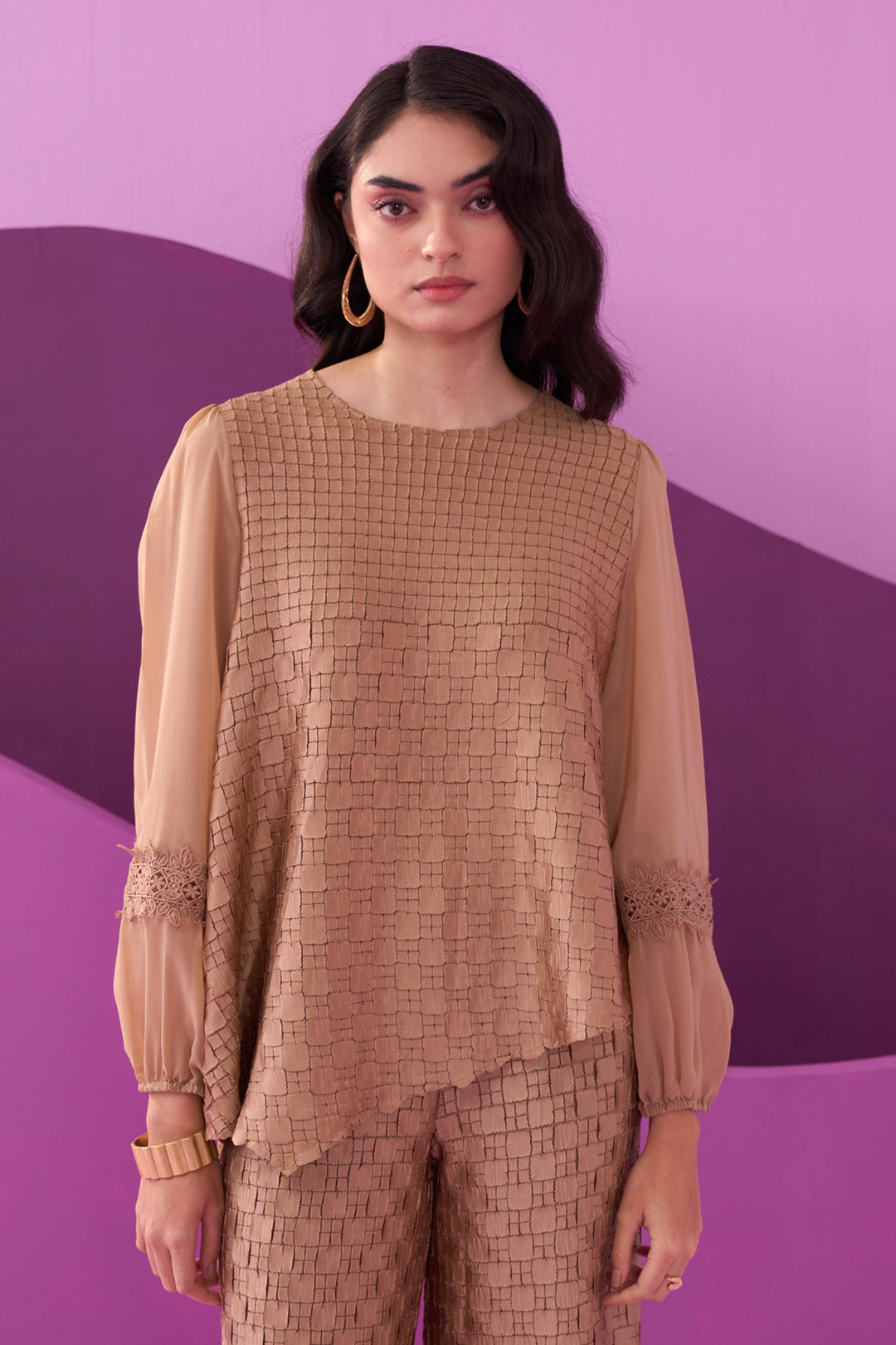 BEIGE ALEXA COORD SET