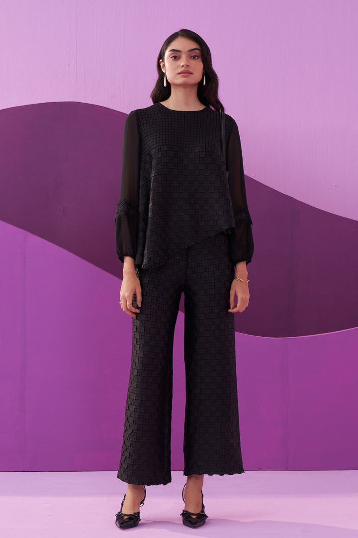 BLACK ALEXA COORD SET