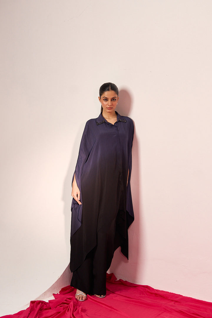 Kaftan Style Coord Set - Ash