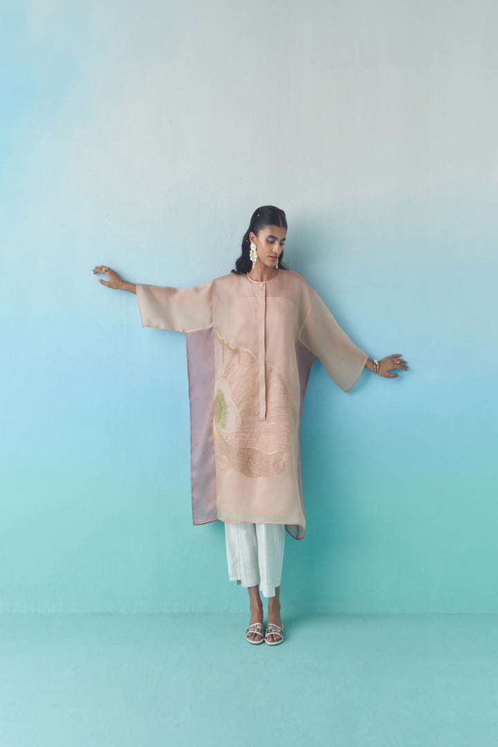 Peach Sorbet Anti-Fit Kurta