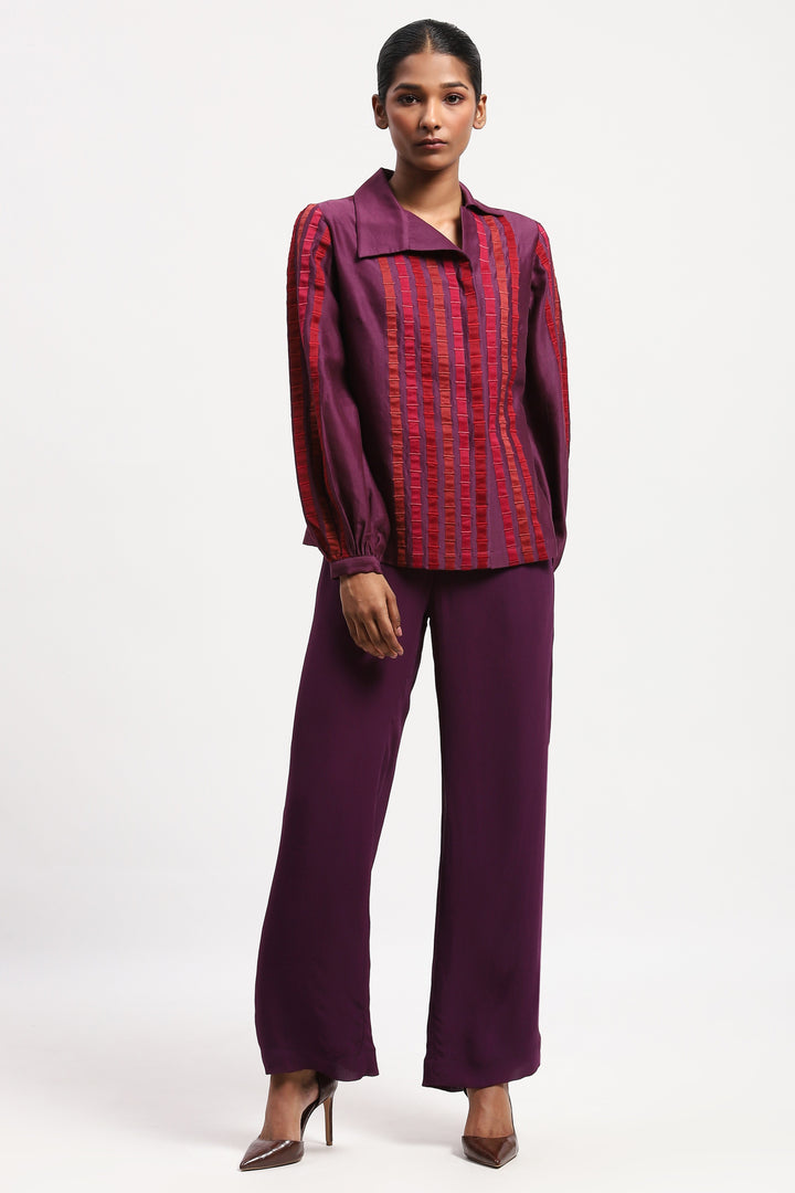 Applique Strips Shirt