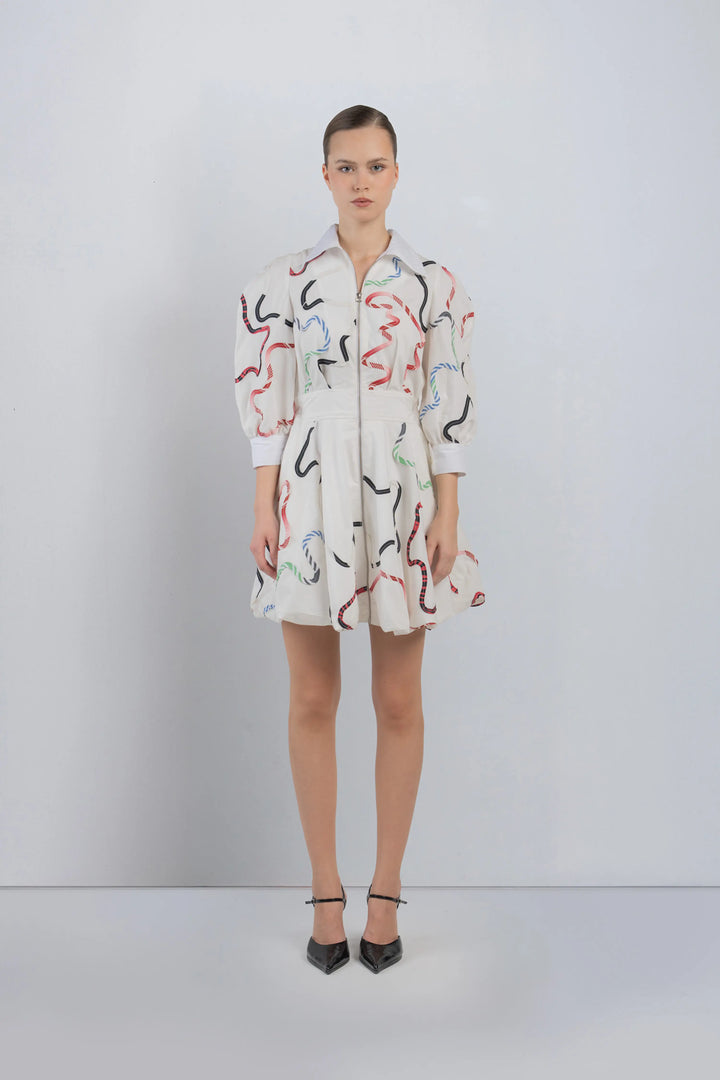 Bandes Bubble Hem Dress