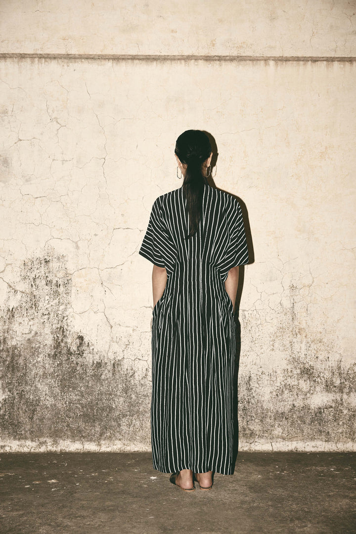 Stripe Midi Dress