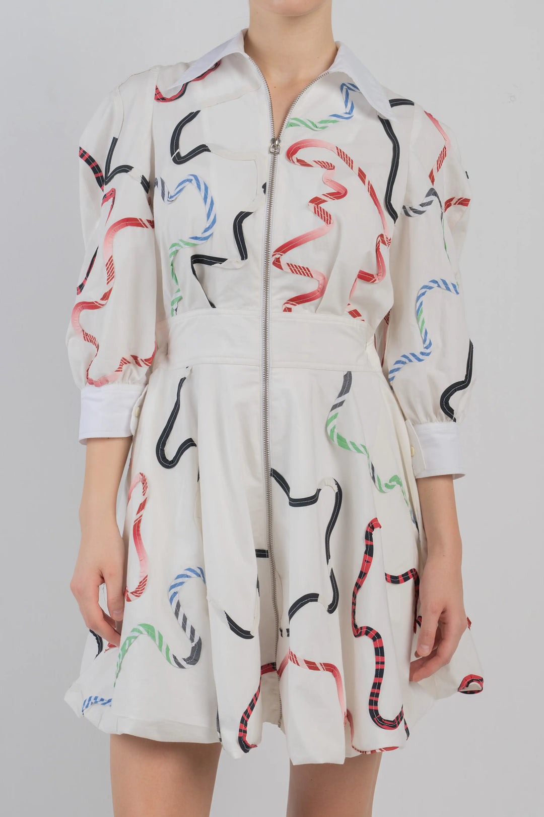 Bandes Bubble Hem Dress