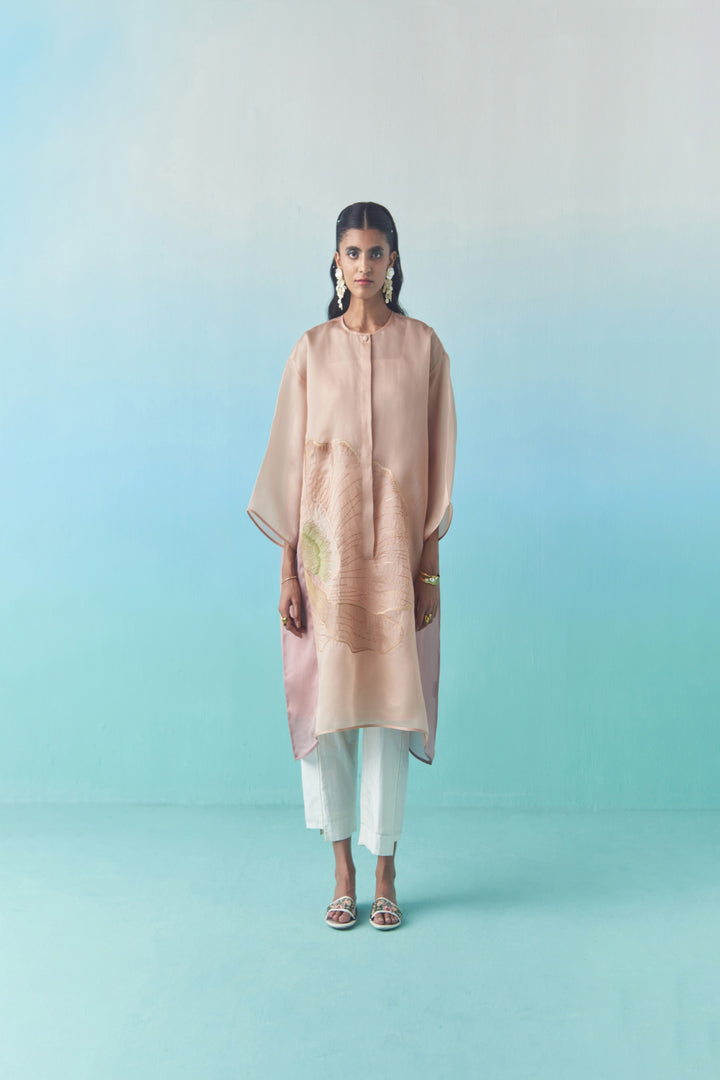 Peach Sorbet Anti-Fit Kurta