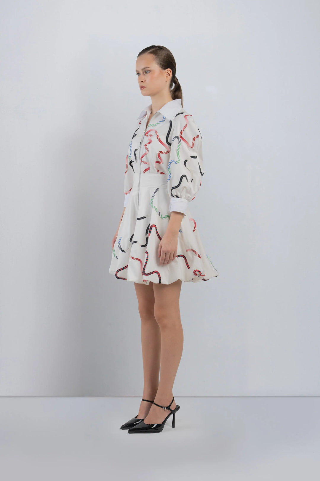Bandes Bubble Hem Dress