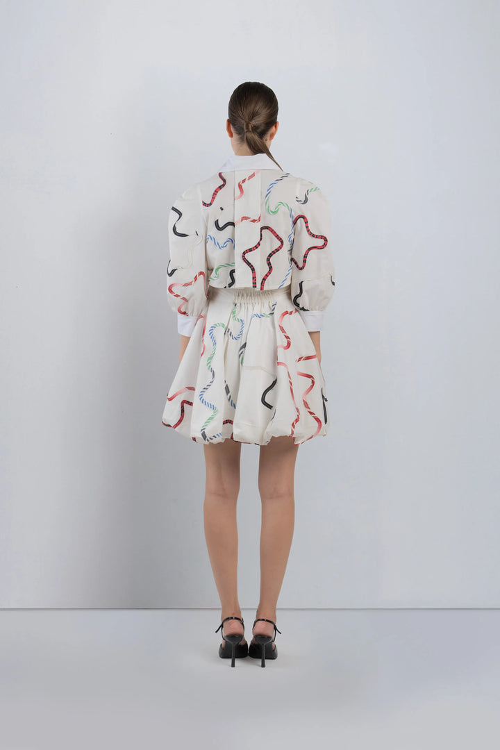 Bandes Bubble Hem Dress