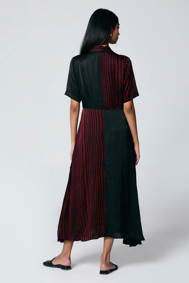 HALF AND HALF DRESS
