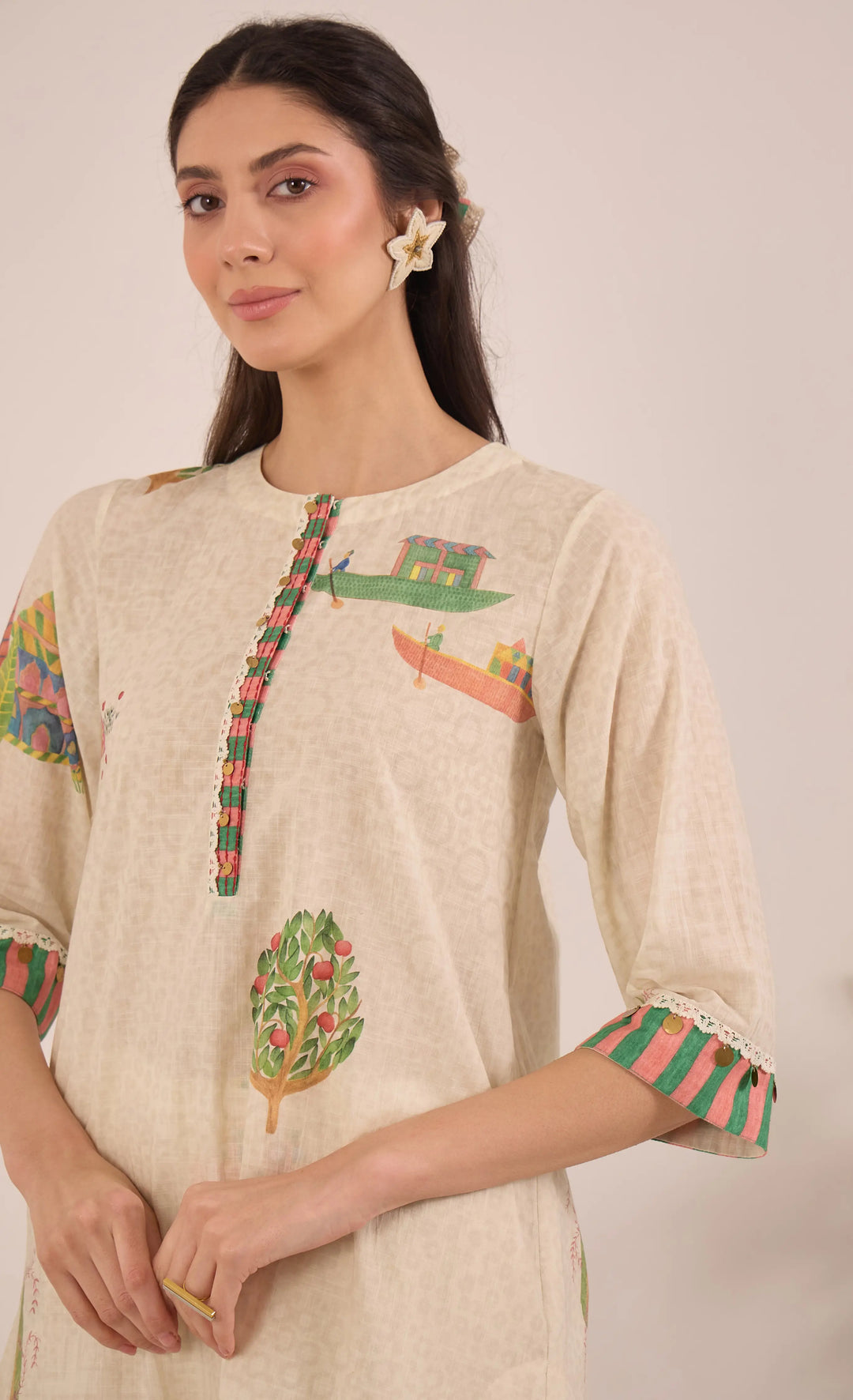 Gulposh: Cotton Co-Ord Set