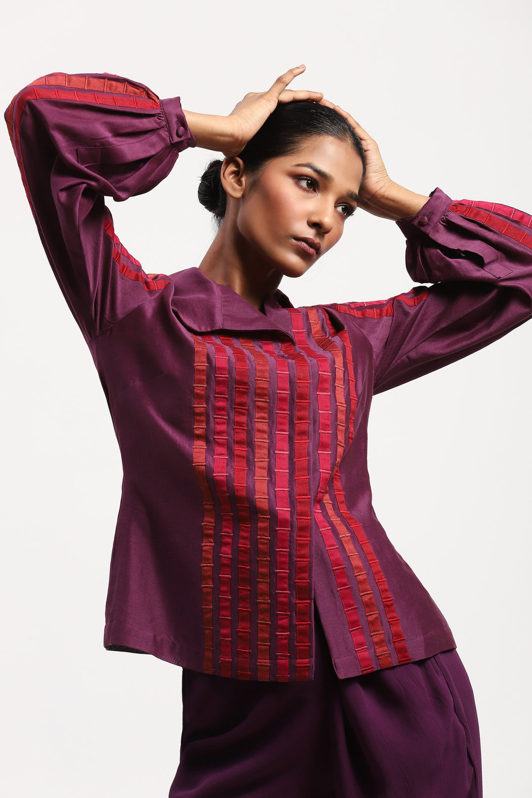 Applique Strips Shirt