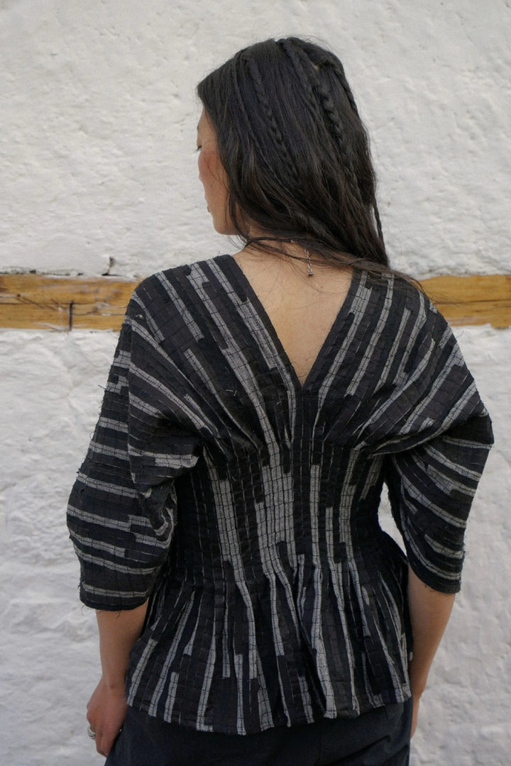 Pangong Textured Jacket – Noir