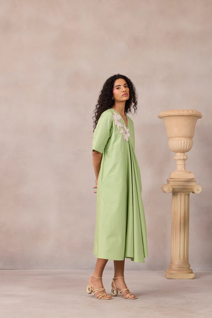 Evelyn Applique Dress