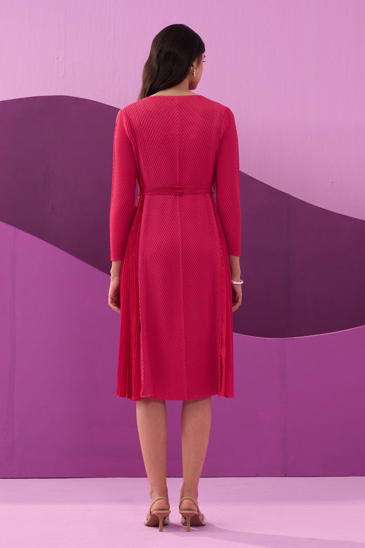 FUSCIA ANGNY DRESS