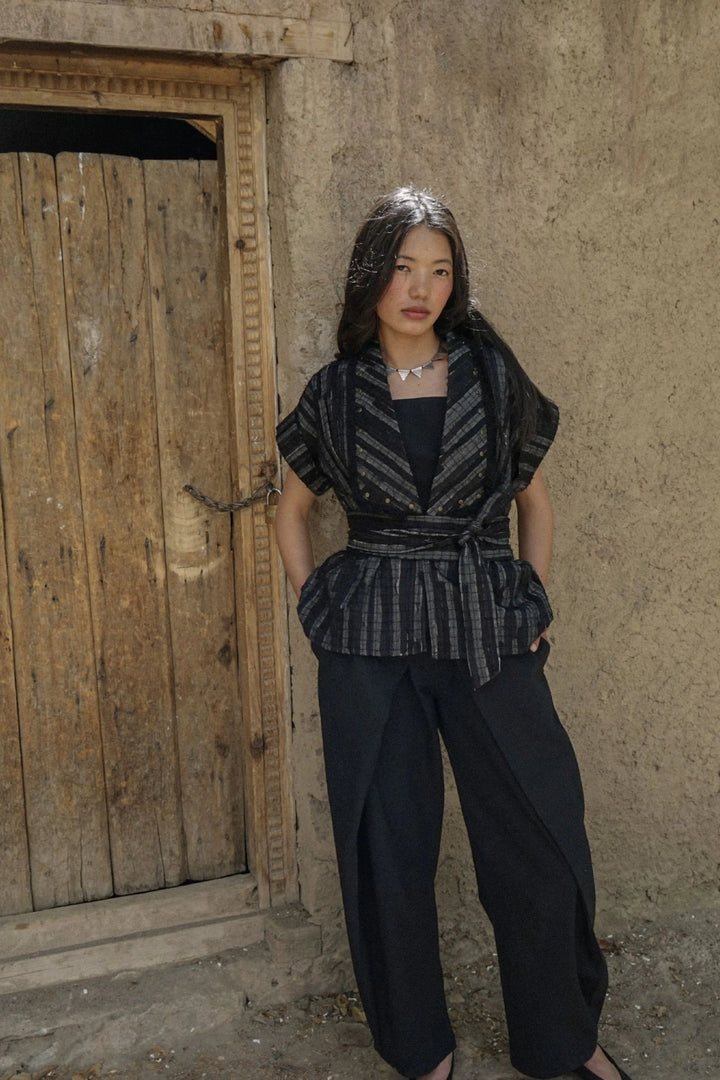 Berlin Textured Jacket – Noir