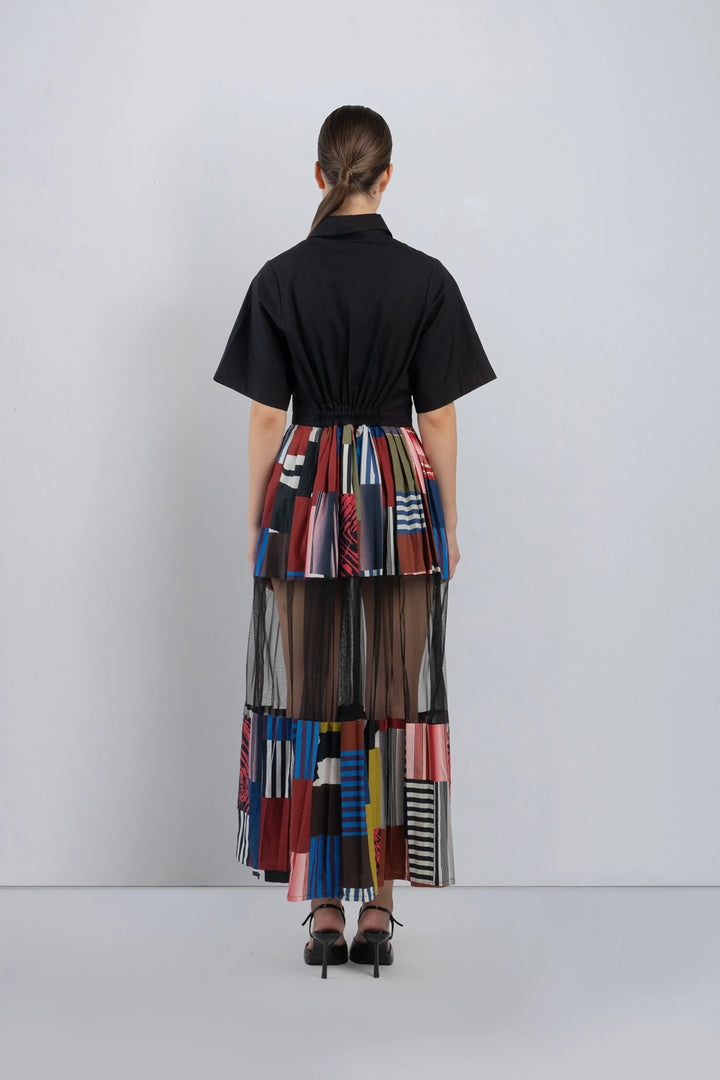 Bloc Mosaic Dress