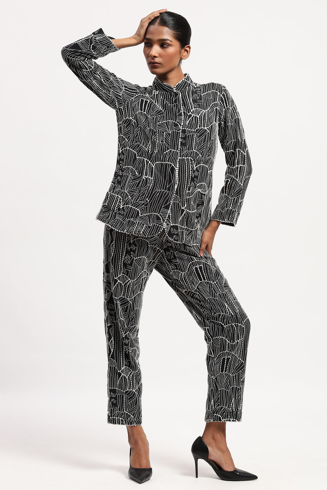 Tribal Embroidery Shirt