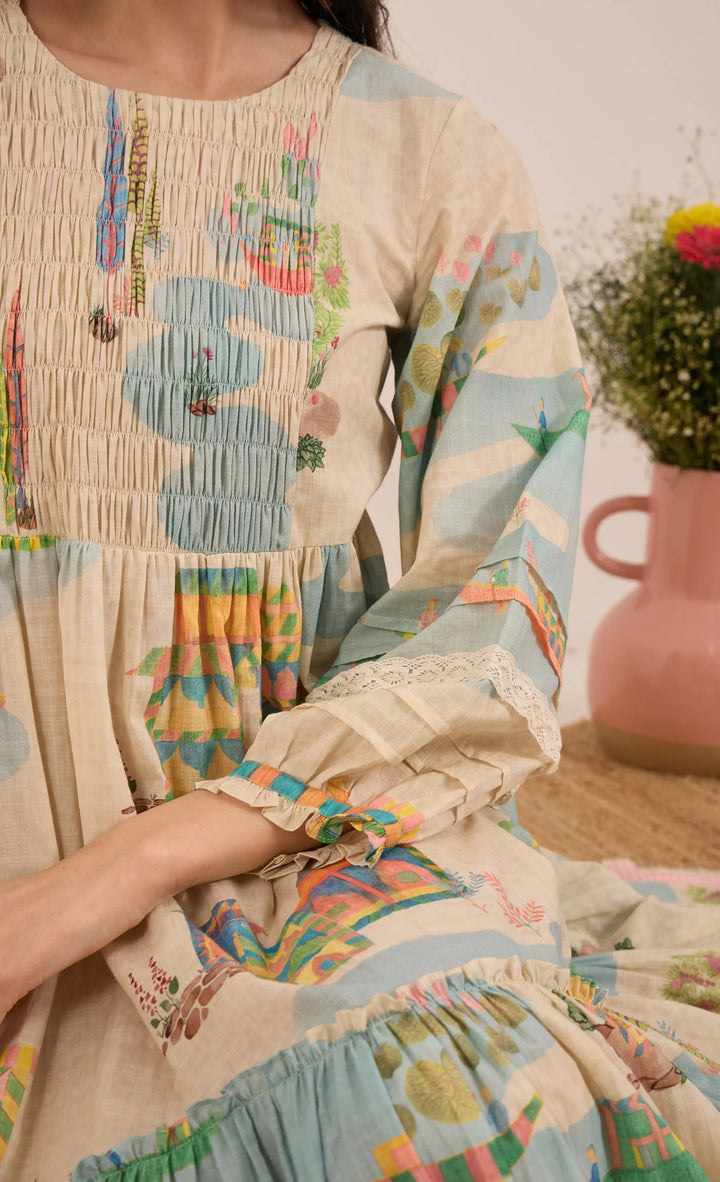Safar: Cotton Midi Dress