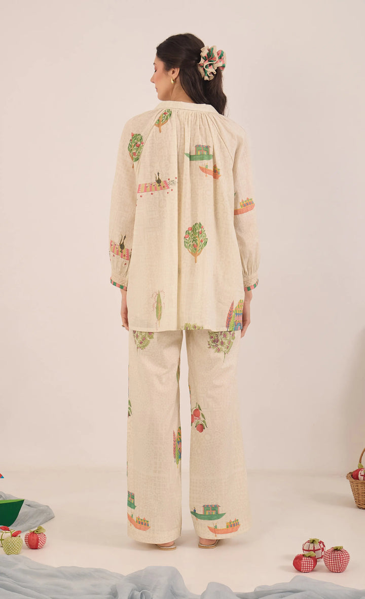 Gulposh: Cotton Raglan Sleeve Coord Set