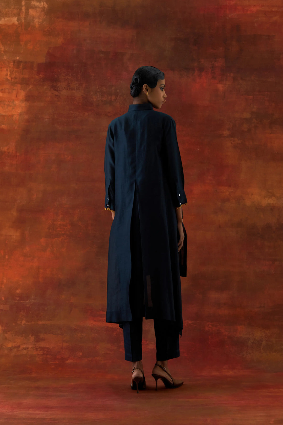 Pleated Shirt With Pants