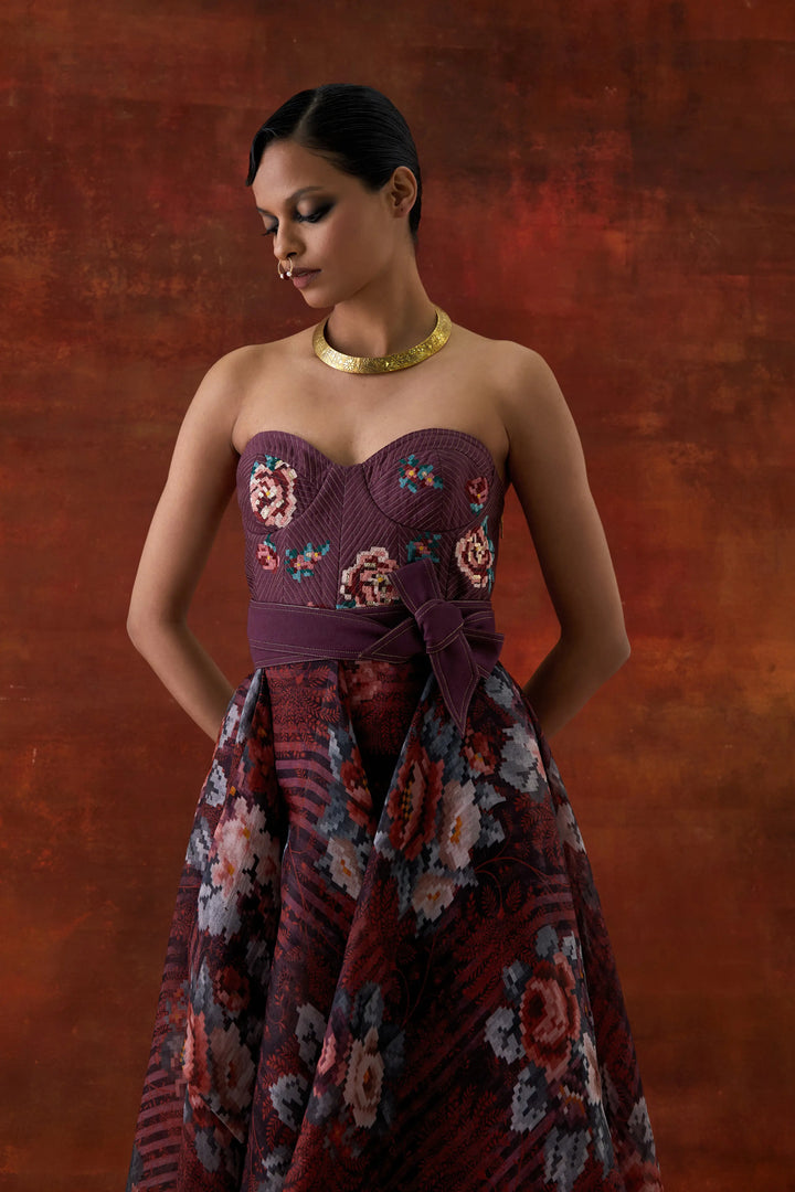 Emb Corset Dress