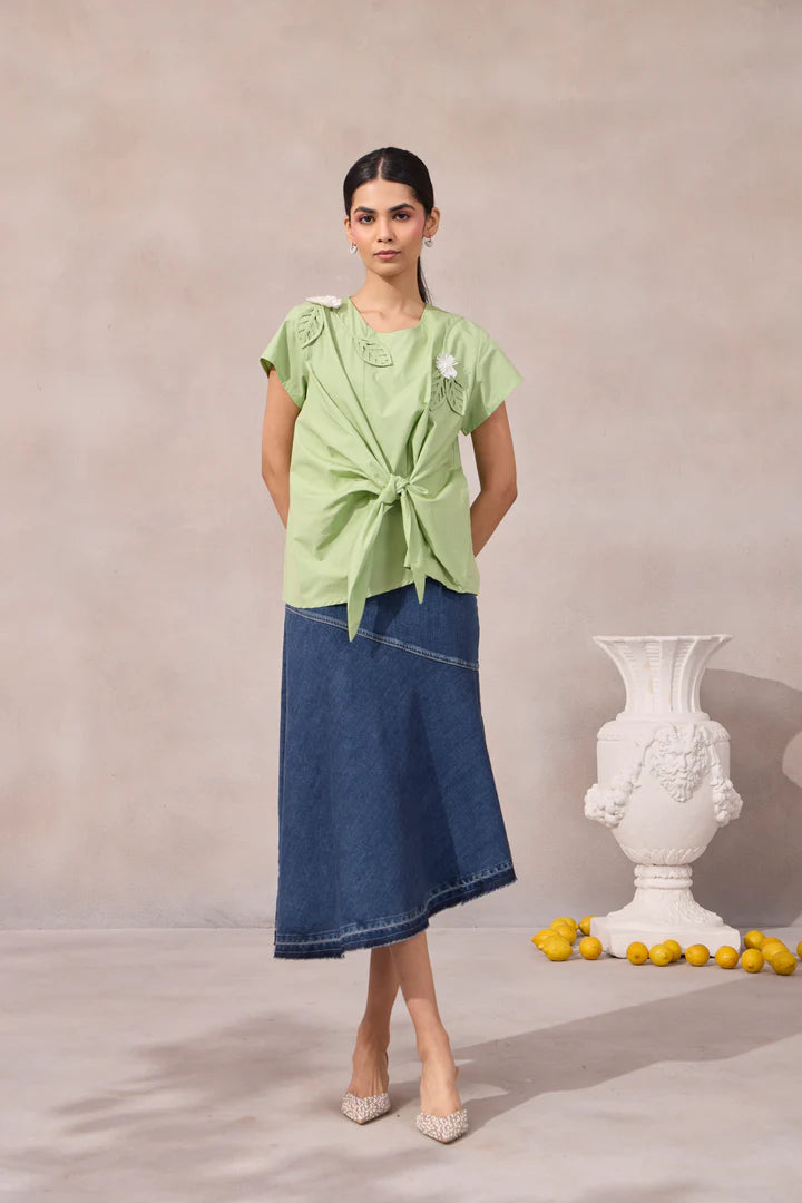 Annika Applique Top