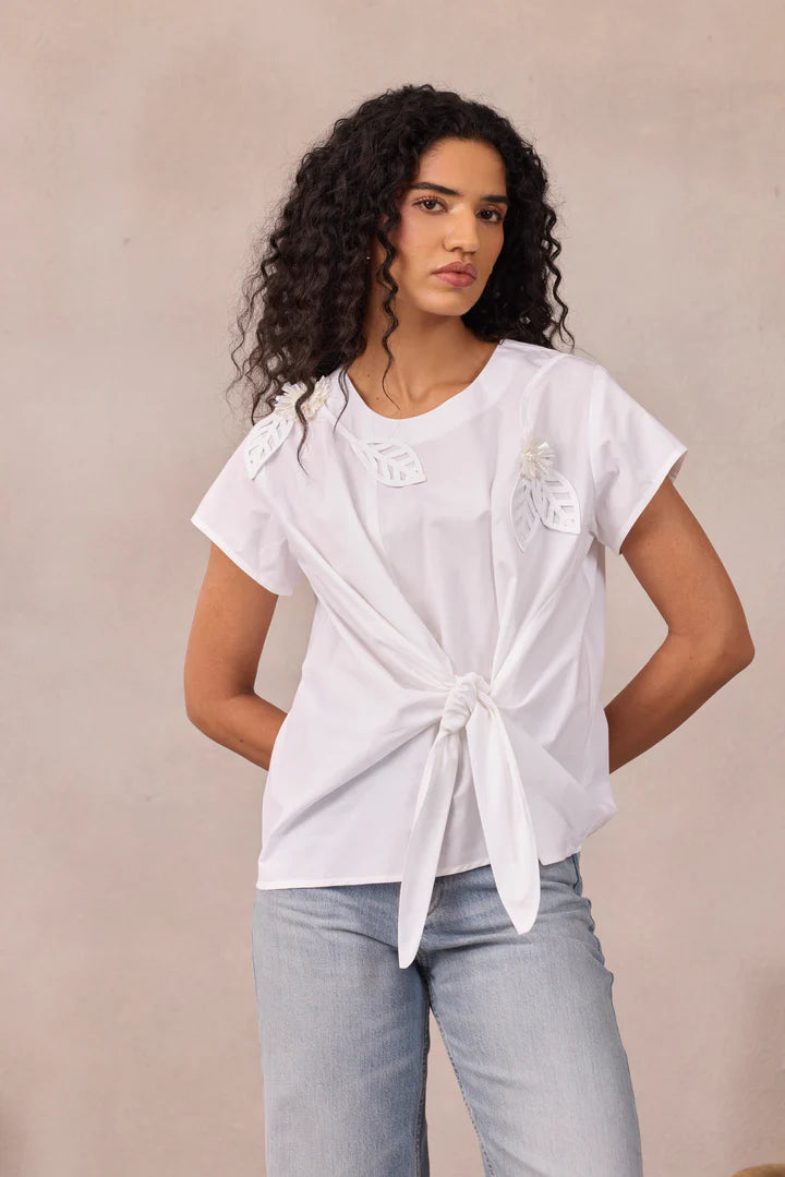 Annika Applique Top