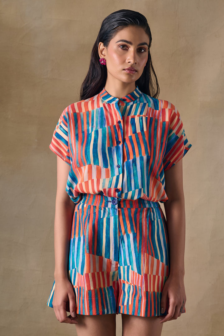 Asilah Stripe Shorts