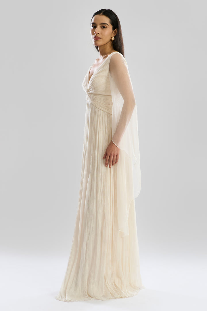 Dream Dress with Waterfall Sleeves