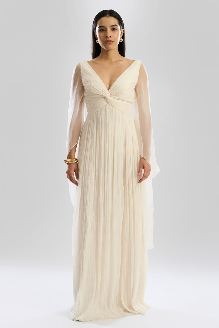 Dream Dress with Waterfall Sleeves