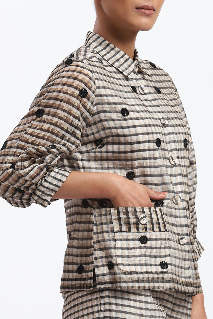 Neutral Maheshwar Shirt