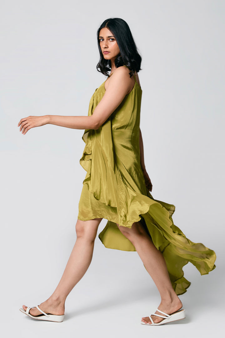 RUFFLE DRESS