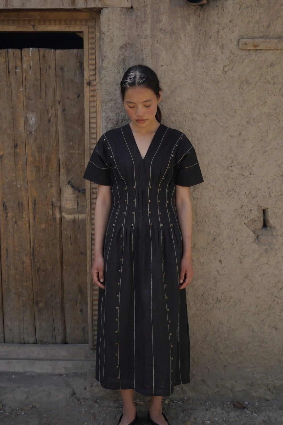 Sham Valley Dress – Noir