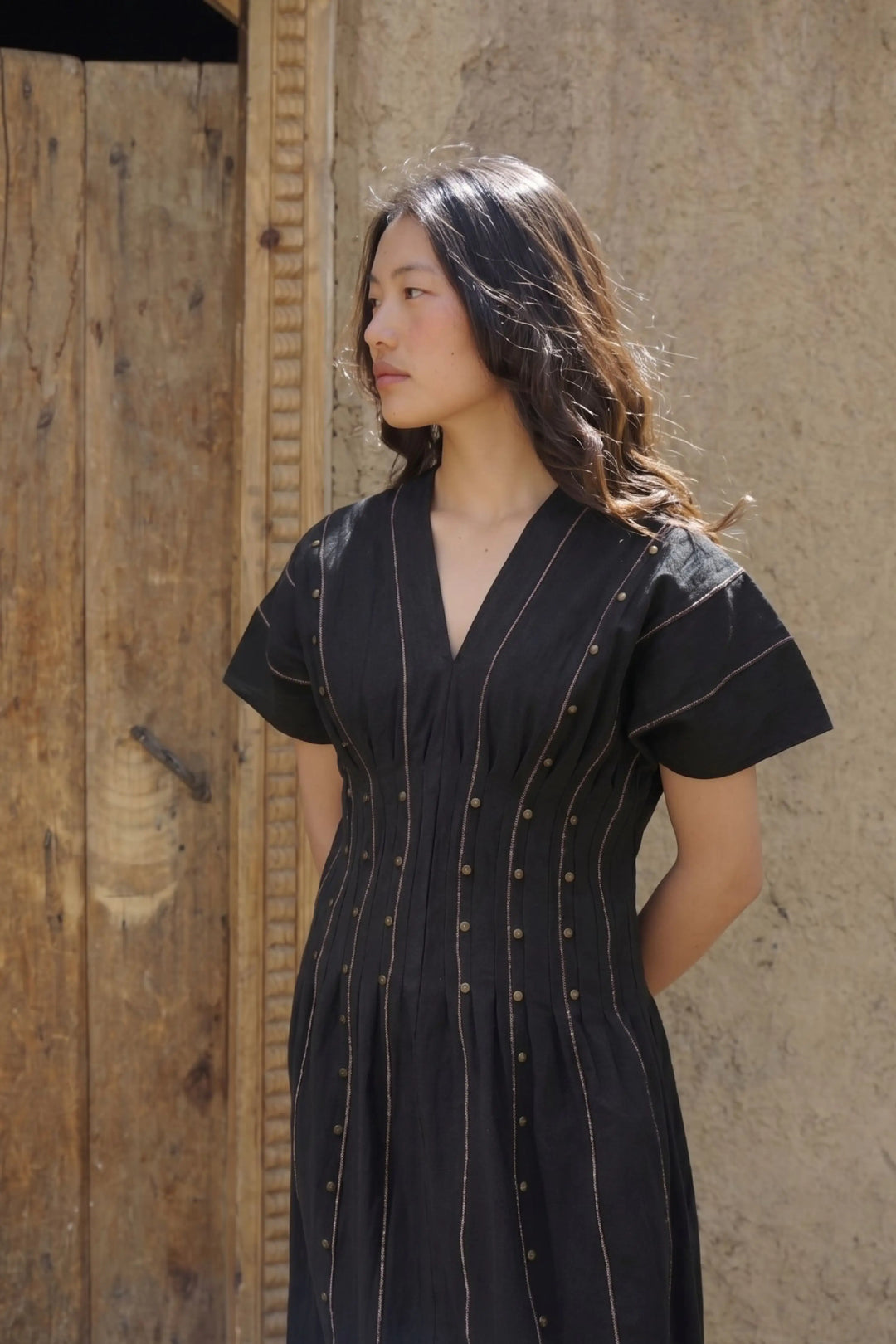 Sham Valley Dress – Noir