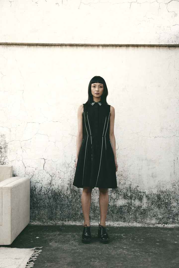 Trench dress - Black