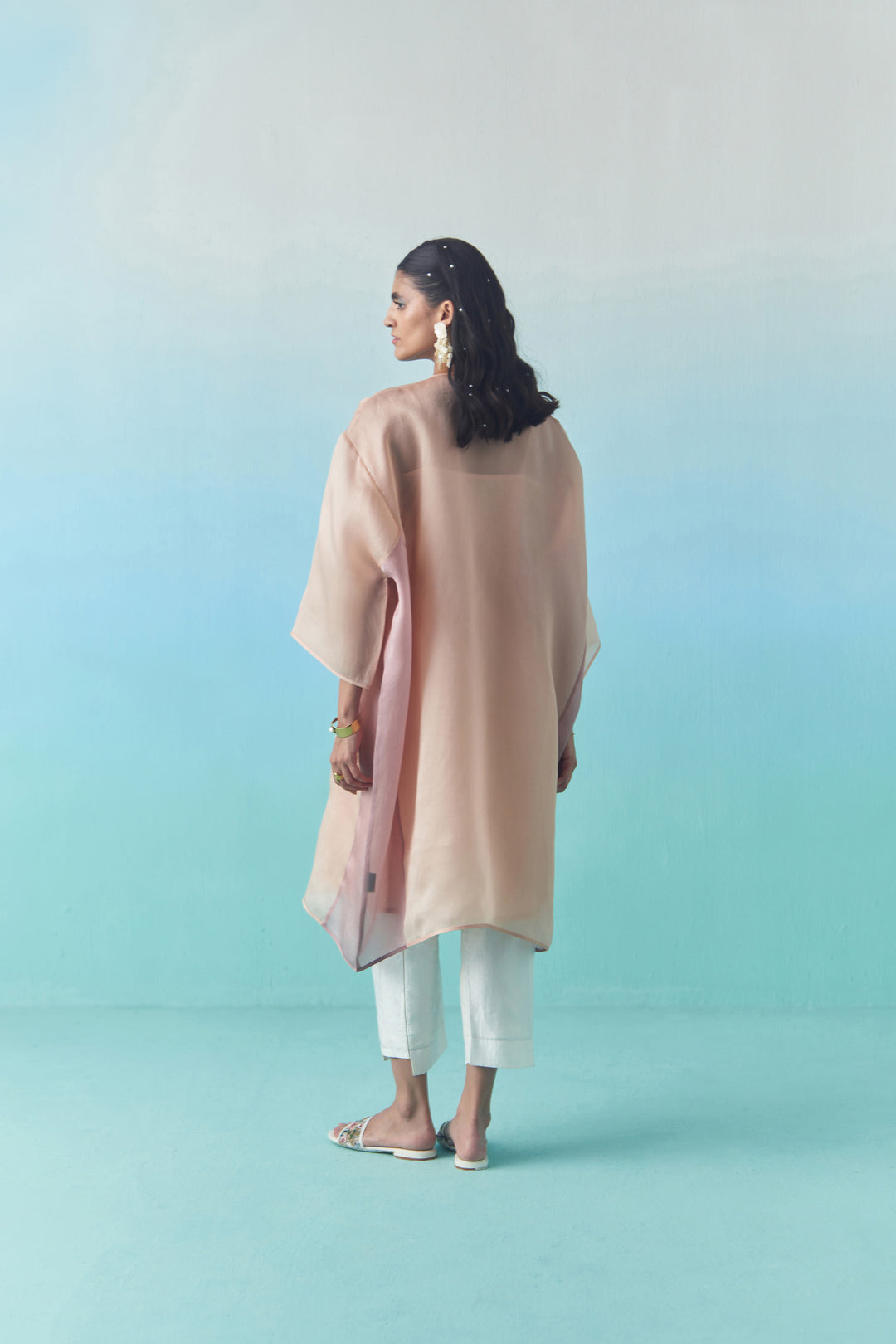 Peach Sorbet Anti-Fit Kurta