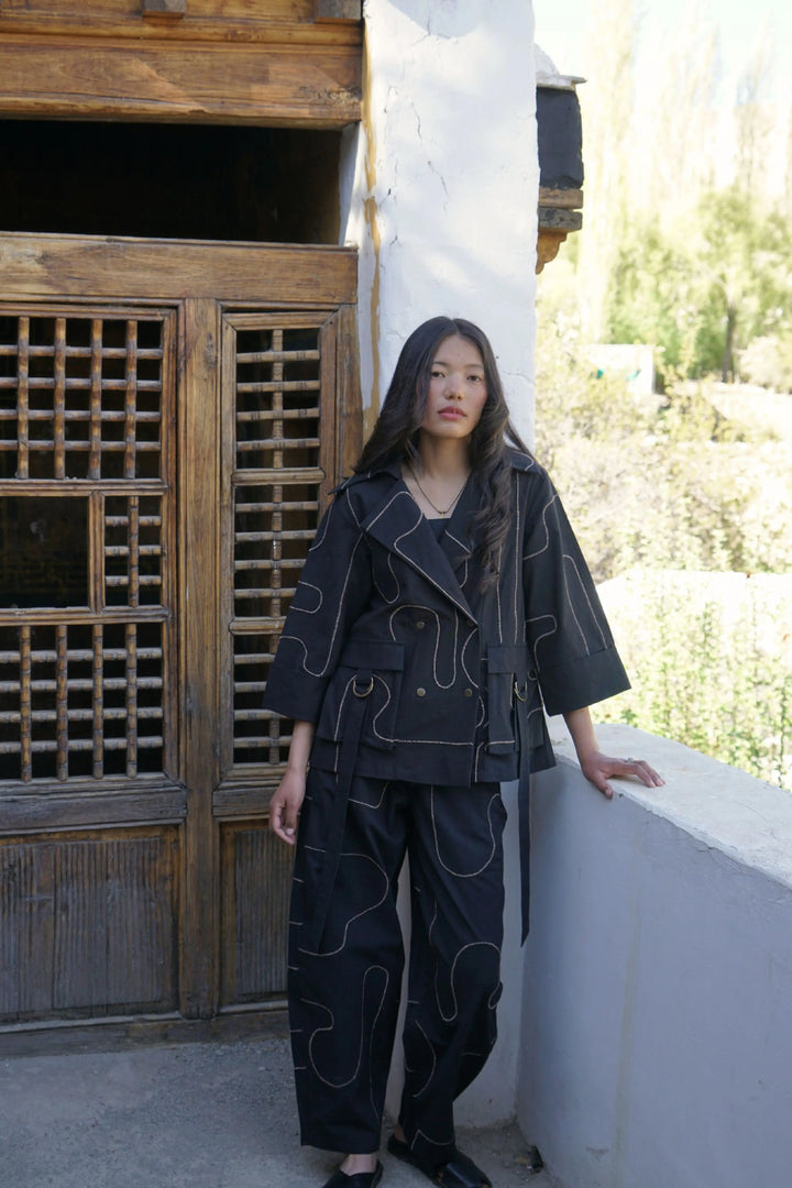 Diskit Corded Trousers – Noir