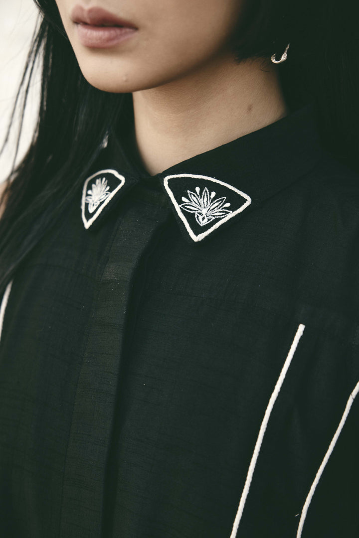 Trench dress - Black