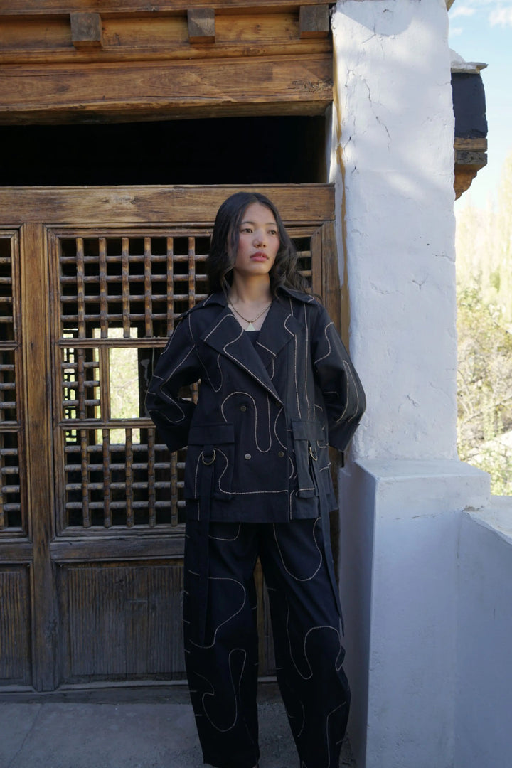 Diskit Corded Trousers – Noir